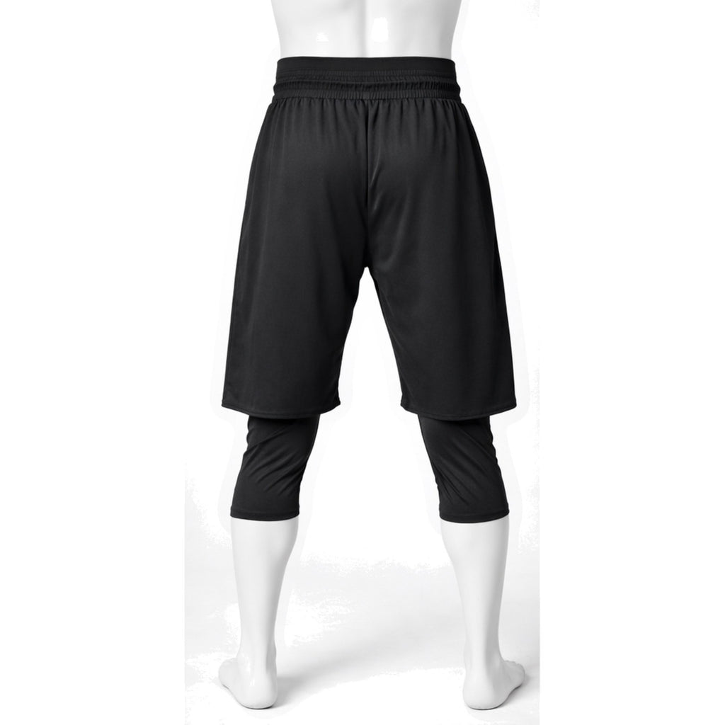 2-in-1 Performance Shorts -  3/4 Inner Legging