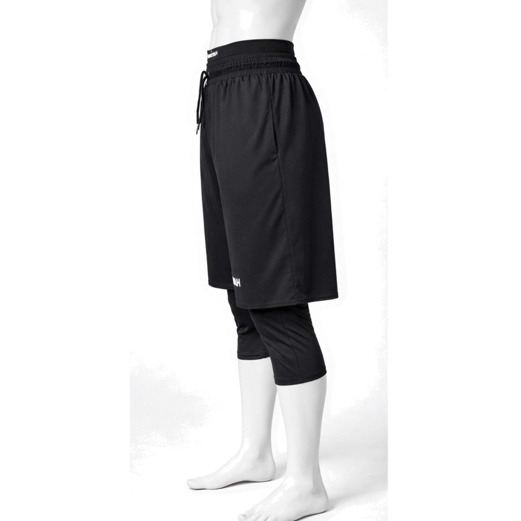 2-in-1 Performance Shorts -  3/4 Inner Legging