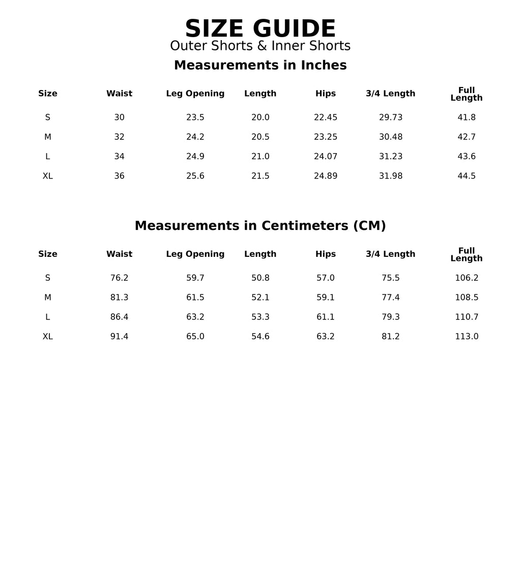 2-in-1 Performance Shorts -  3/4 Inner Legging